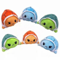 peluche de felpa reversible